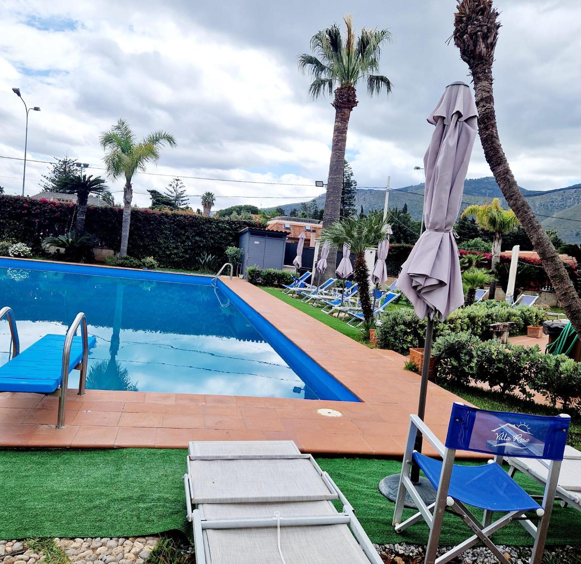 Villa Rosa Luxury Apartment Mondello Bagian luar foto